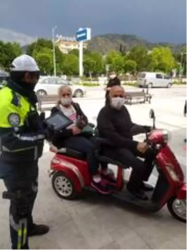Ortaca'da Korona virüs önlemleri kapsamında motosiklet denetimi yapıldı