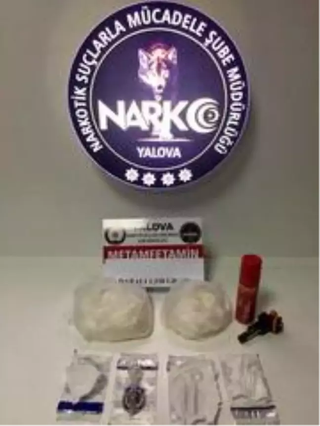 Yalova'da 1.5 kilo metamfetamin ele geçirildi