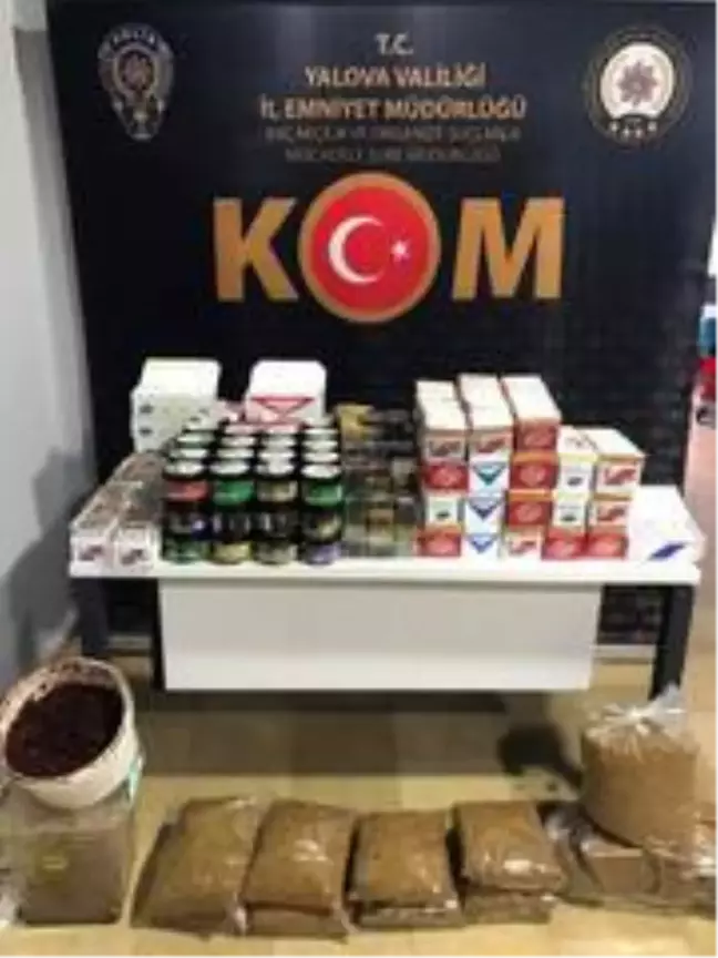 Son dakika haber... Yalova'da kaçak tütün operasyonu