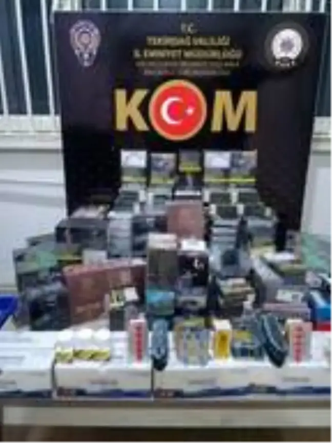 Tekirdağ'da, cinsel içerikli kaçak ürünler ele geçirildi
