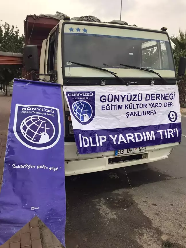 Şanlıurfa'dan İdlib'e bir tır insani yardım gönderildi