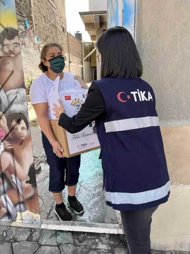 TİKA'dan Meksika'da yaşayan Müslümanlara gıda desteği