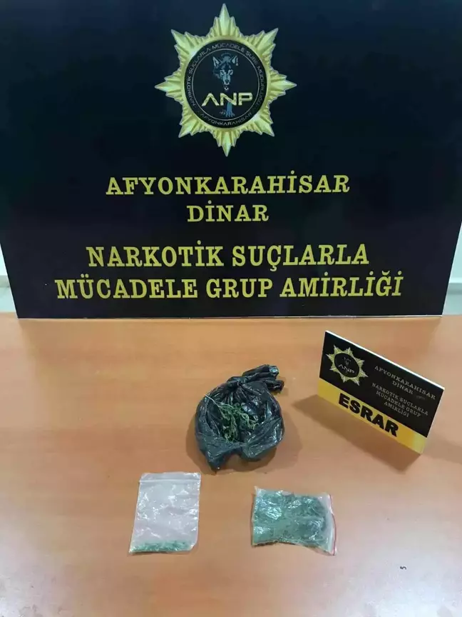 Esrarla yakalanan şahıs gözaltına alındı