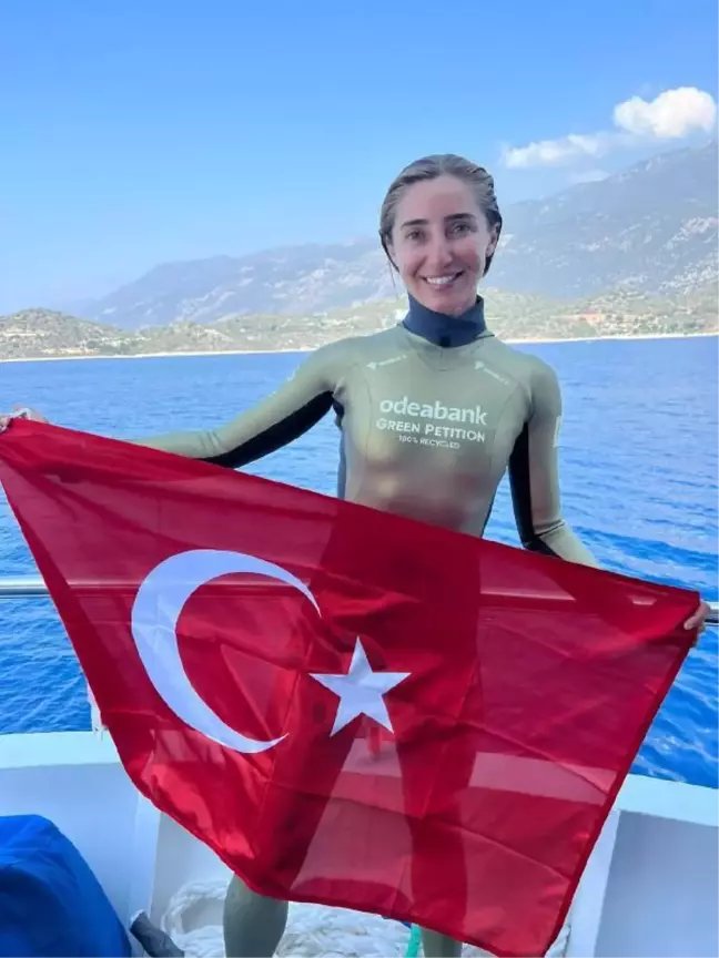 Son dakika haber! Serbest dalış rekortmeni Ercümen, 2 günde 2 birincilik kazandı