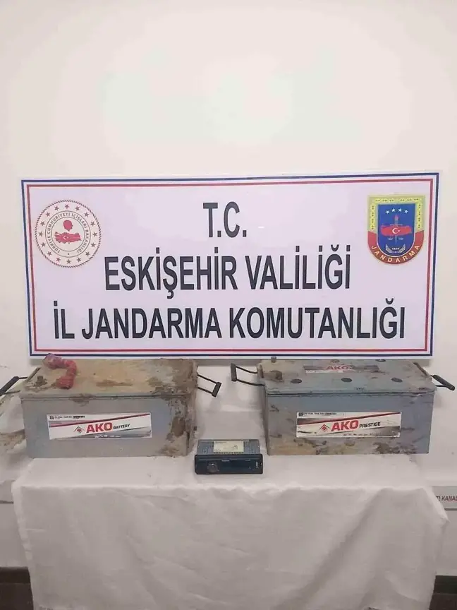 Belediye şantiyesinden hırsızlık yapan şüpheliler yakalandı