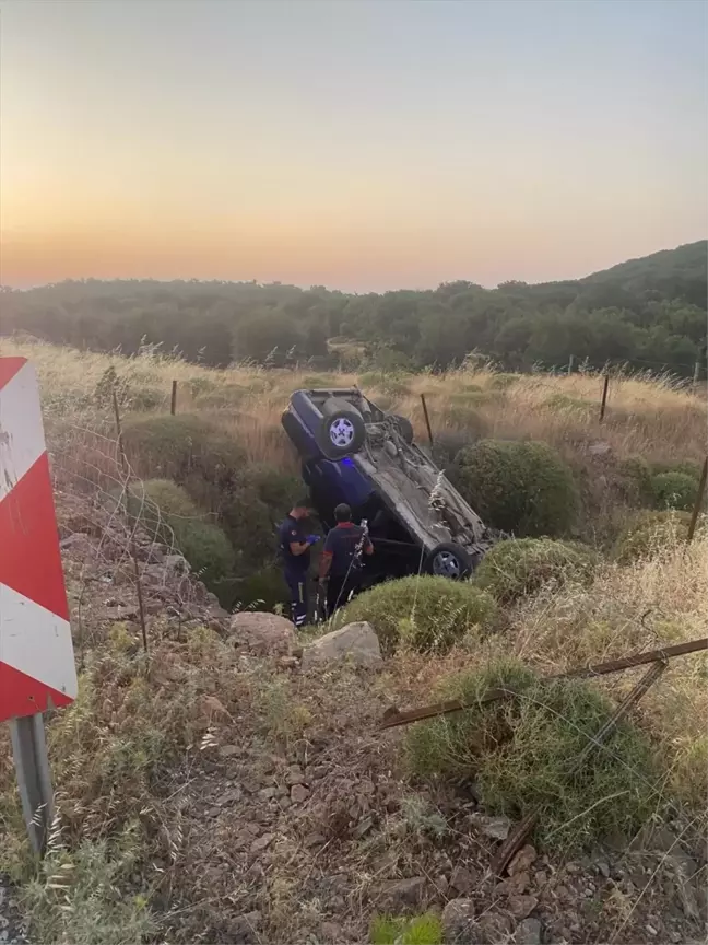 Çanakkale'de trafik kazası: 1 ölü, 1 yaralı
