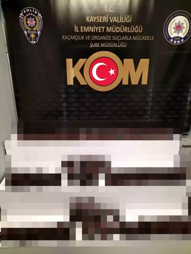 Kayseri'de Kaçak Ürün Operasyonu: 2 Şüpheli Gözaltına Alındı