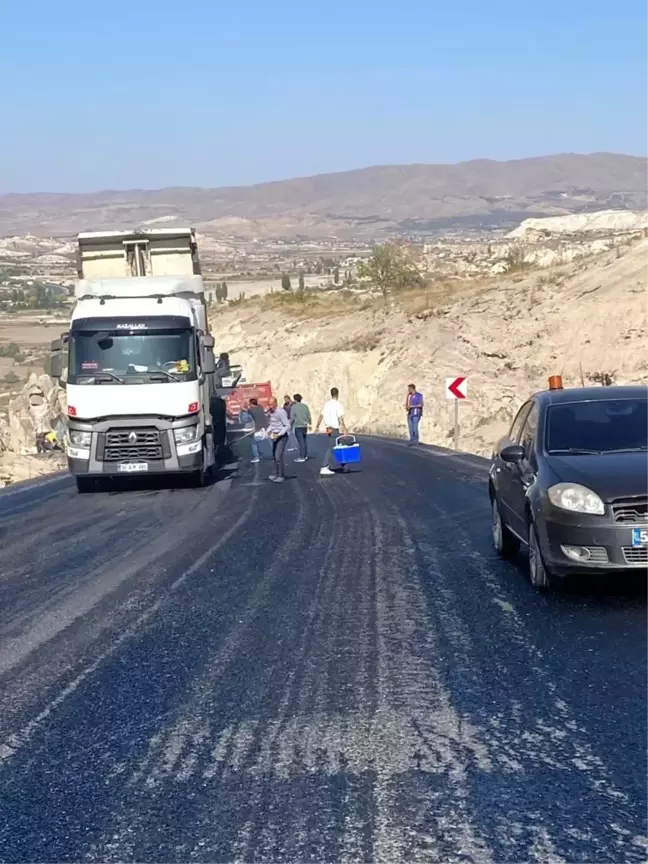 Göreme Ortahisar yoluna konfor tabakası seriliyor