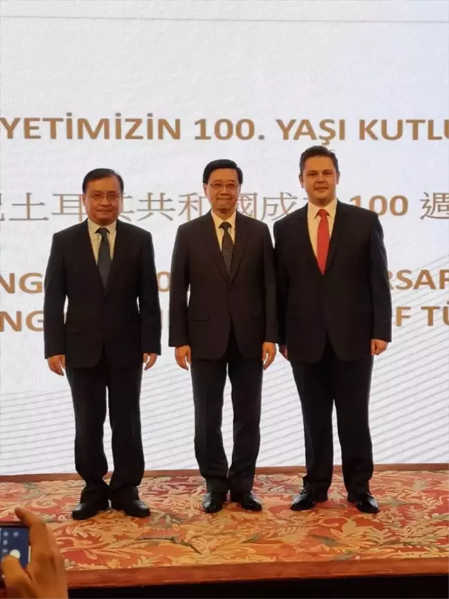 Hong Kong'da Türkiye Cumhuriyeti'nin kuruluşunun 100. yılı kutlandı