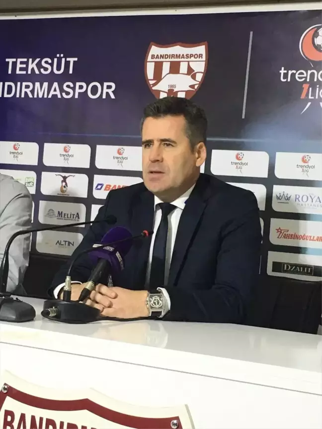 Teksüt Bandırmaspor Teknik Direktörü Hüseyin Eroğlu: 'Takımı sezon sonu Süper Lig'e çıkarıp, taraftarımızı mutlu edeceğiz'