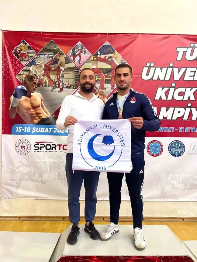 Adıyaman Üniversitesi Spor Bilimleri Fakültesi Öğrencisi Emrah Yaşar Altın Madalya Kazandı