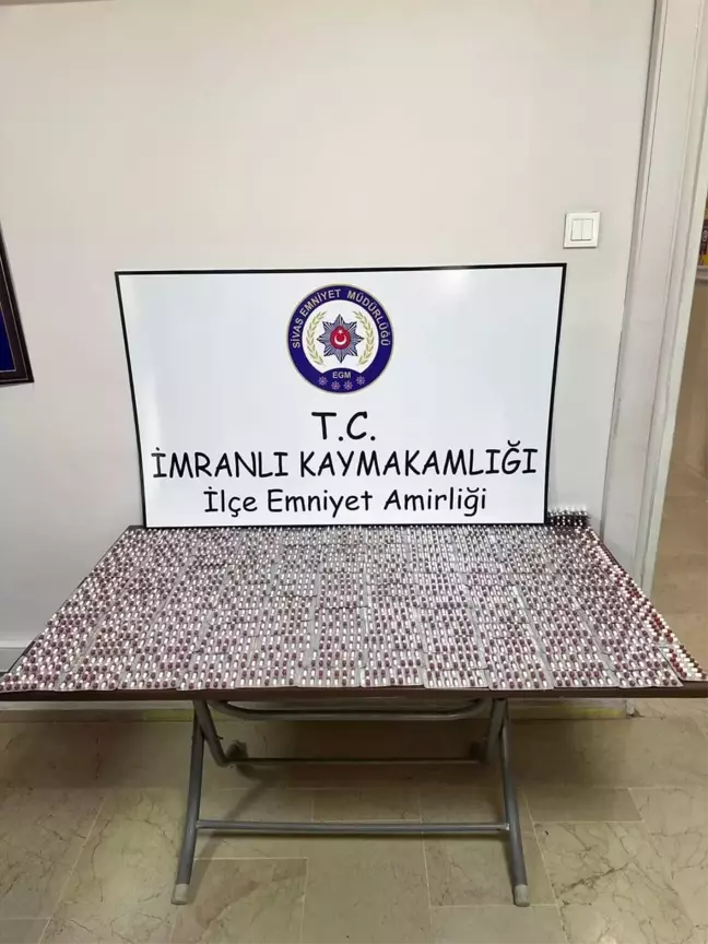 Sivas'ta 2 Bin 147 Kapsül Uyuşturucu Hap Ele Geçirildi, 1 Kişi Tutuklandı