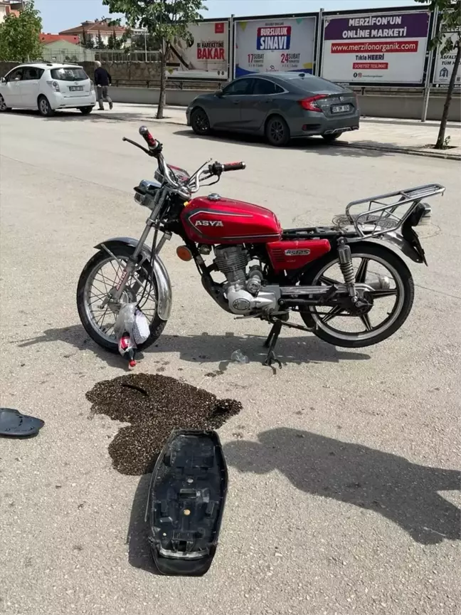Amasya'da otomobil ile motosiklet çarpıştı: 1 yaralı