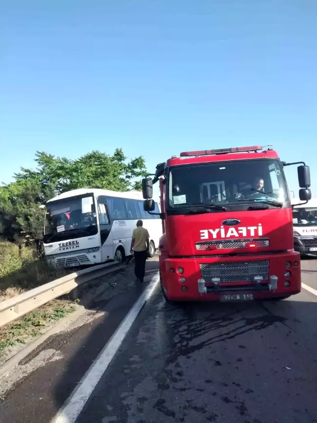 Lüleburgaz'da 6 araç zincirleme kaza yaptı, 19 kişi yaralandı