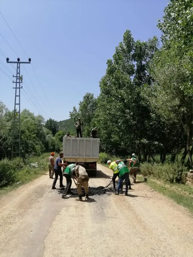 Tokat'ın Almus ilçesinde grup yollarında bakım ve onarım çalışmaları tamamlandı