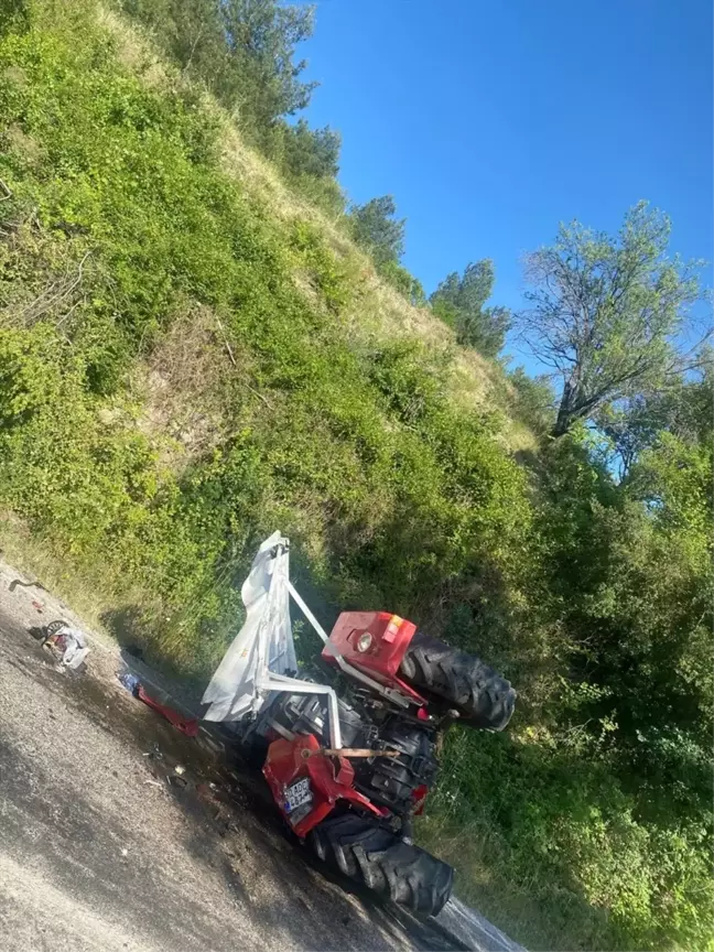 Tokat'ın Niksar ilçesinde trafik kazası: 1 yaralı