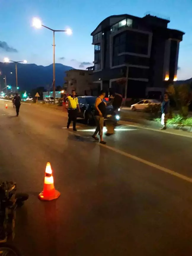 Mersin'de otomobil ile motosiklet çarpıştı: 1 kişi ağır yaralandı