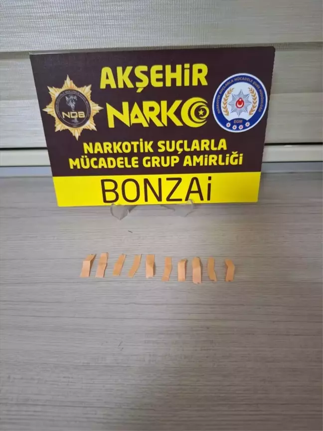 Akşehir'de uyuşturucu operasyonu: 1 zanlı tutuklandı