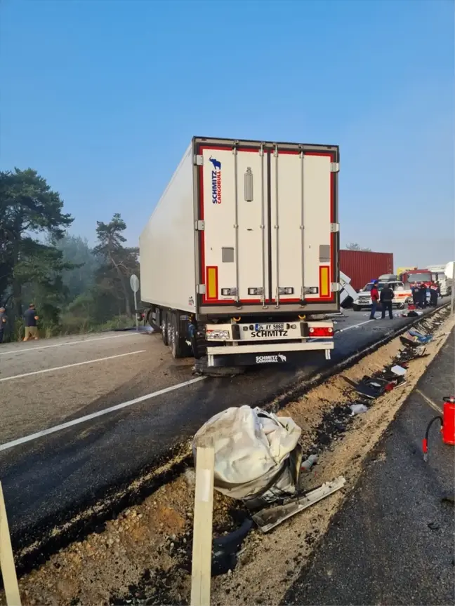 Bolu Gerede'de Zincirleme Trafik Kazası: 5 Yaralı