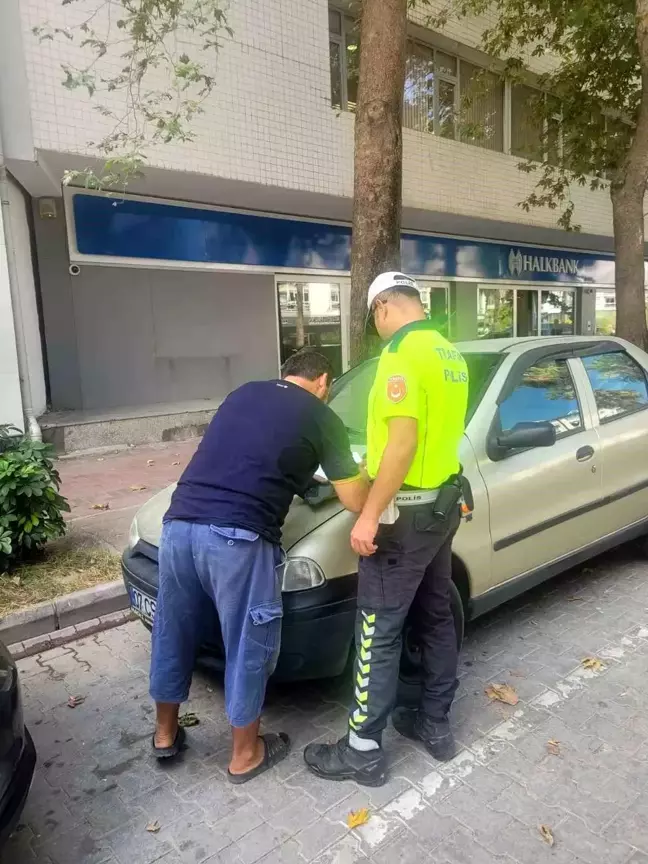 Antalya'da trafik denetiminde 7 bin TL ceza yazıldı