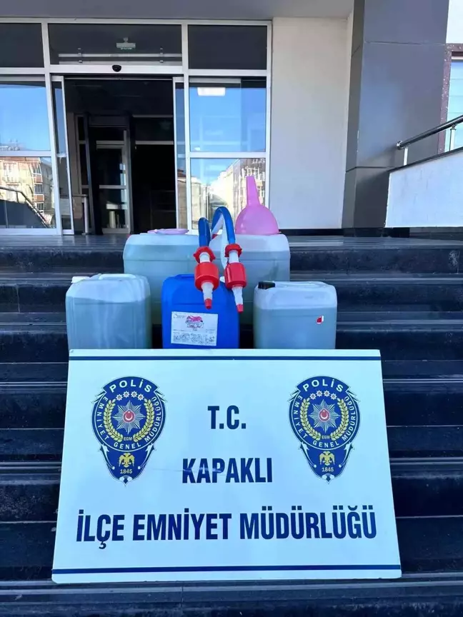 Tekirdağ Kapaklı'da Mazot Kaçıran Şahıs Yakalandı