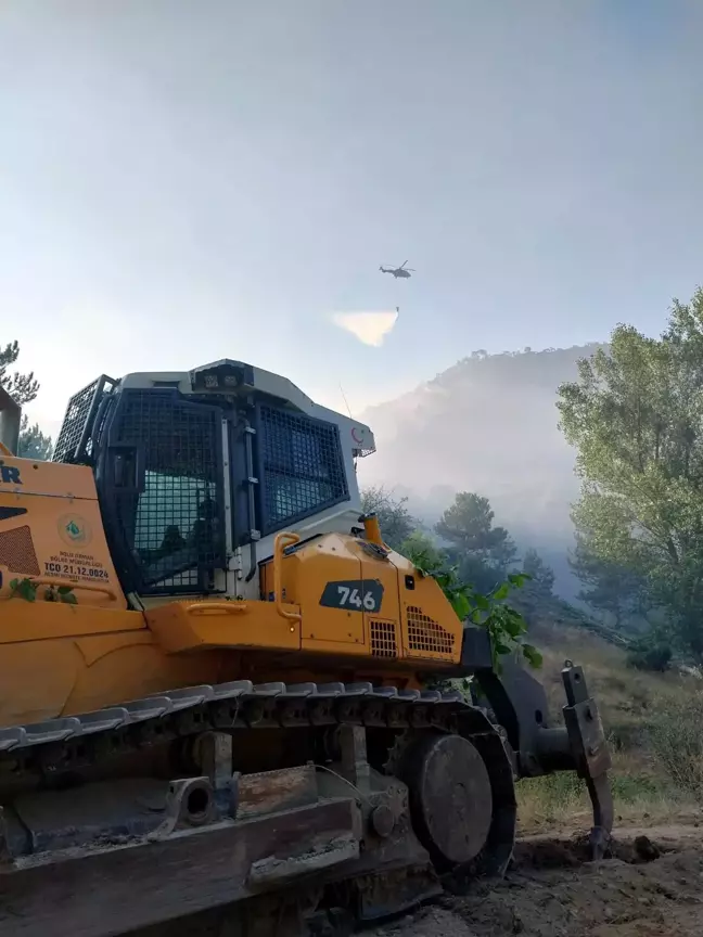 Bolu Göynük'teki Orman Yangını 4. Gününde Devam Ediyor