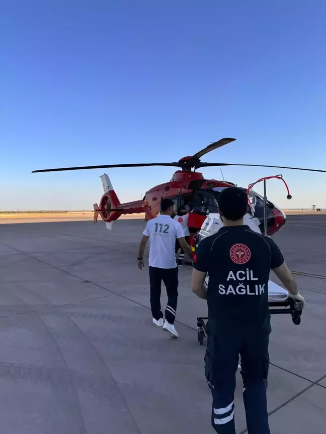 Mardin'de doğan bebek ambulans helikopter ile Diyarbakır'a sevk edildi