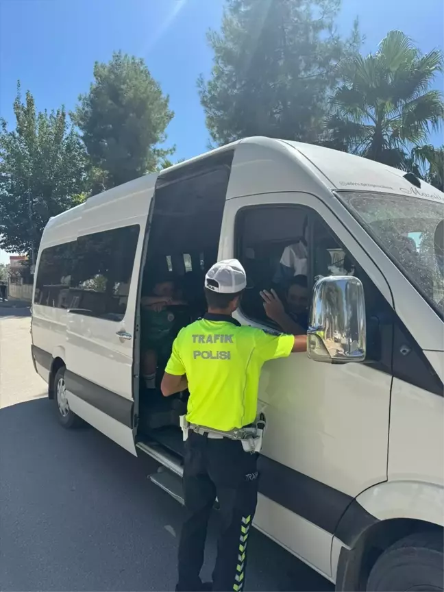 Adıyaman'da okul servis araçları denetlendi