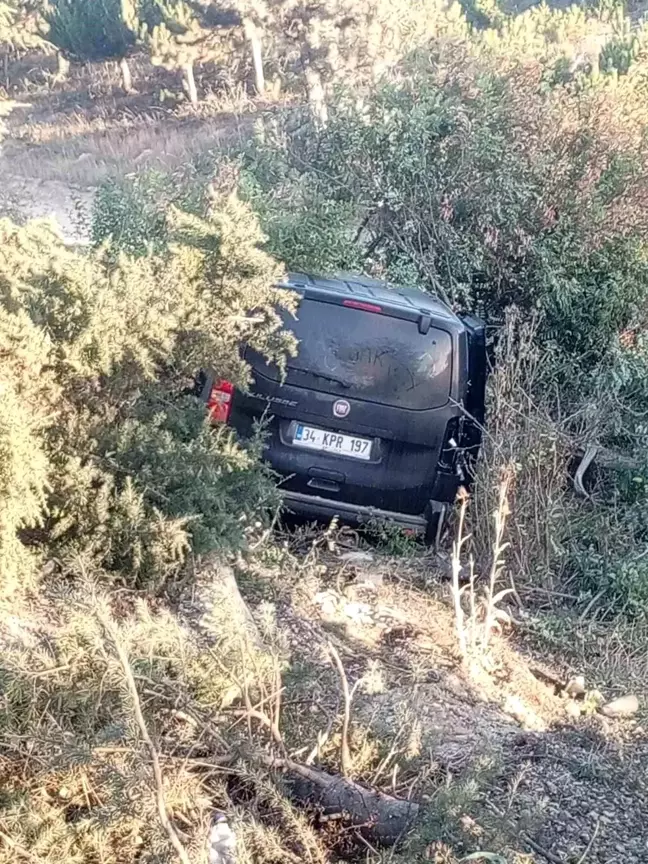 Afyonkarahisar'da hafif ticari araç kaza yaptı, 5 kişi yaralandı