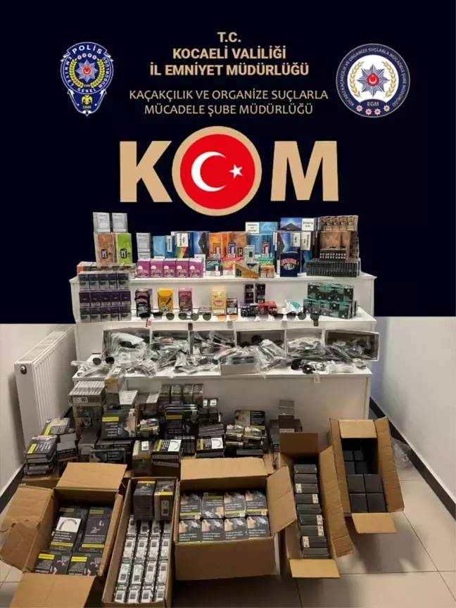 Kocaeli'nde Kaçakçılık Operasyonu: İki Gözaltı