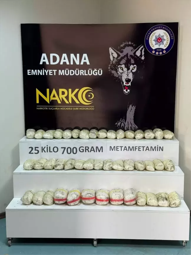 Adana'da Tırda 25 Kilo Uyuşturucu Ele Geçirildi