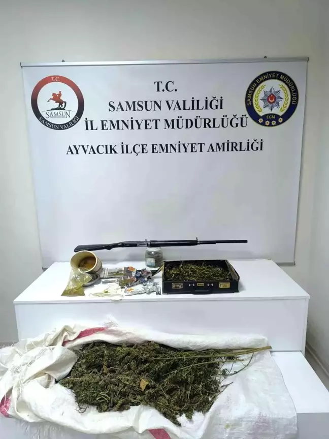 Samsun'da Uyuşturucu Operasyonu: 2,5 Kilo Esrar Ele Geçirildi