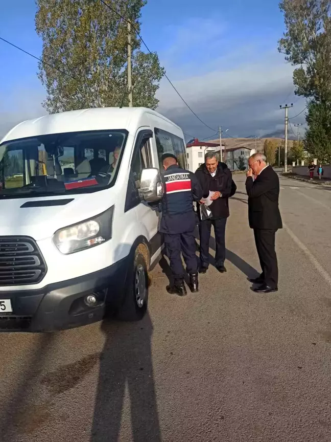 Bayburt'ta Öğrenci Servisleri Denetlendi