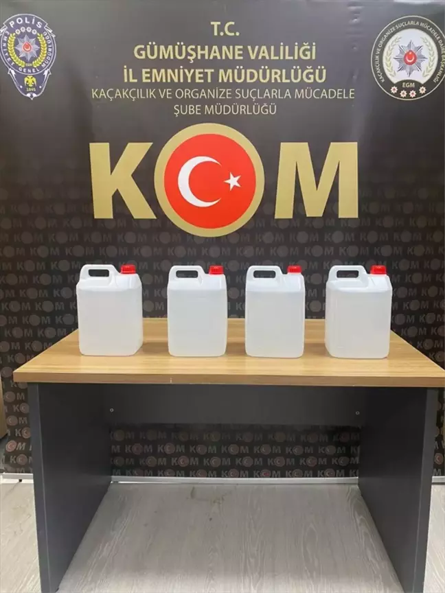 Gümüşhane'de Kaçakçılık Operasyonu: 4 Şüpheli Yakalandı