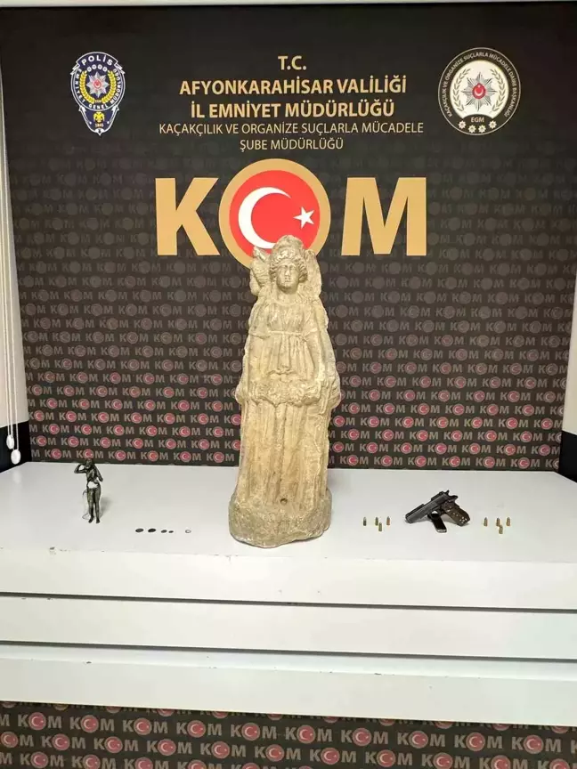 Afyonkarahisar'da Tırda Ele Geçirilen Roma Dönemi Hekate Heykeli Koruma Altında