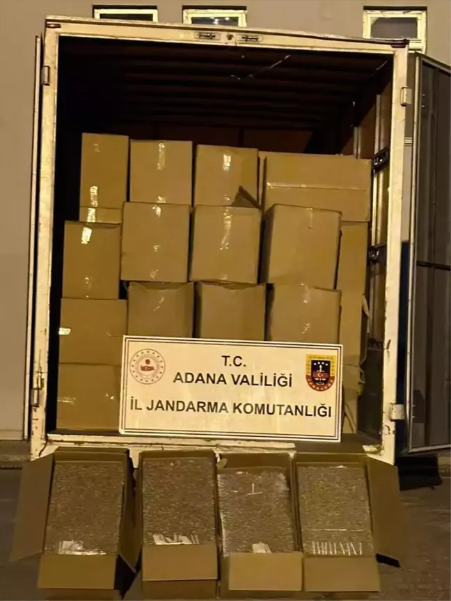 Adana'da 2,5 Milyon Bandrolsüz Makaron Ele Geçirildi