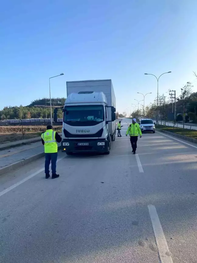 Osmaneli'nde Kış Tedbirleri İçin Trafik Denetimi Yapıldı