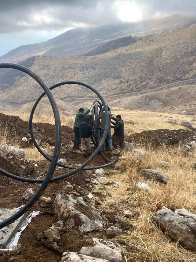 Hakkari'de Umurlu Sınır Kapısı İçin İçme Suyu Çalışmaları Devam Ediyor