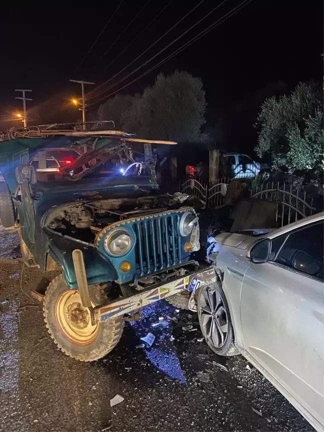 Nazilli'de Trafik Kazası: Cip Sürücüsü Yaralandı