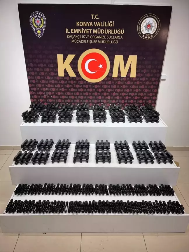 Konya'da Silah Kaçakçılığı Operasyonunda 3 Zanlı Tutuklandı