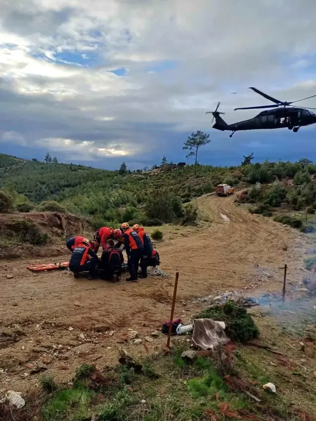 Nazilli'de Motokros Kazası: Yaralı Askeri Helikopterle Hastaneye Uğurlandı