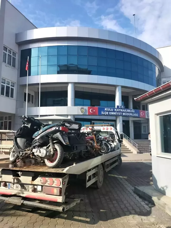 Konya Kulu'da Motosiklet Denetimleri Sürüyor