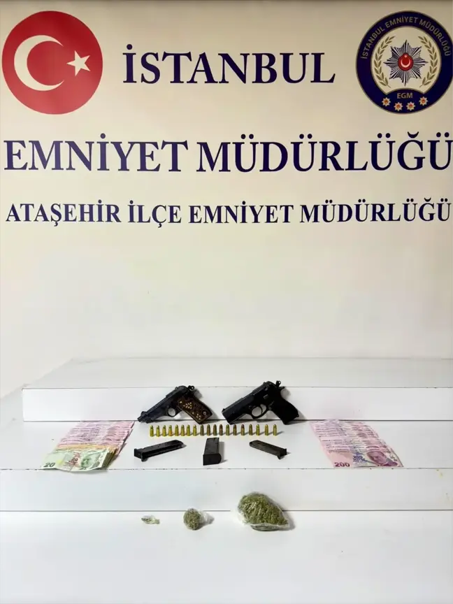 Ataşehir'de Uyuşturucu ve Silah Ticareti Çetesine Operasyon