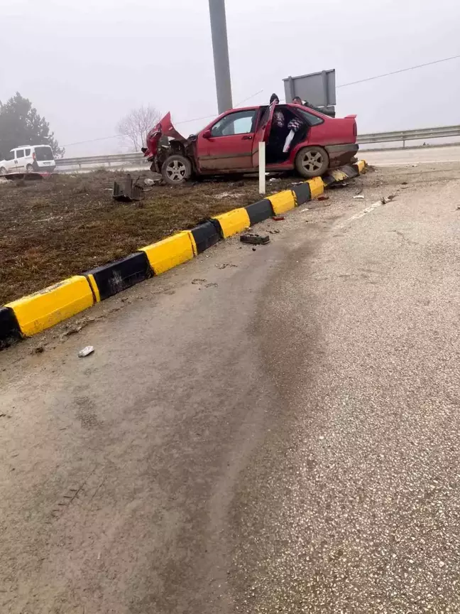 Kastamonu'da Yoğun Sisin Neden Olduğu Trafik Kazası: 4 Yaralı