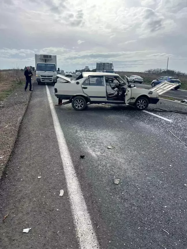 Muratlı-Tekirdağ Karayolunda Trafik Kazası: 2 Yaralı