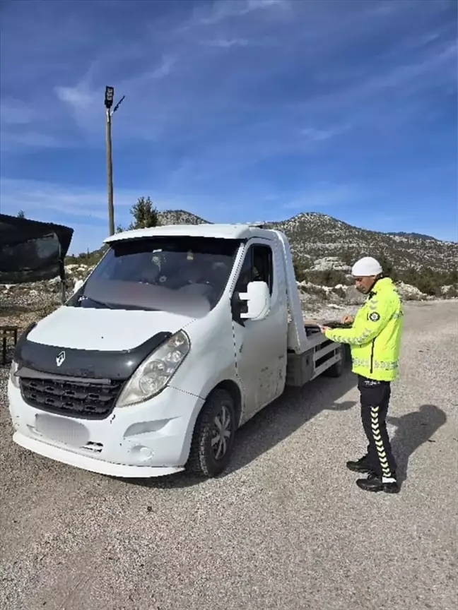 Antalya'da Helikopter ve Dron Destekli Trafik Denetimi