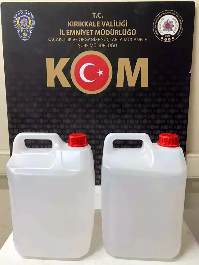 Kırıkkale'de Kaçak Alkol Operasyonu: 1 Gözaltı