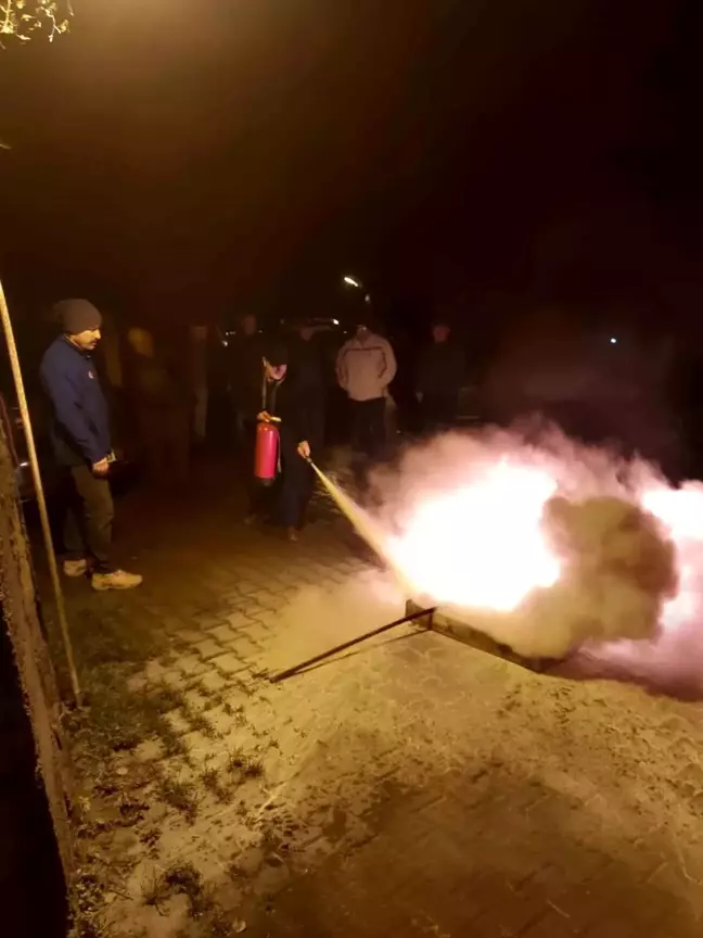 Zonguldak'ta Yangın Tatbikatı Düzenlendi