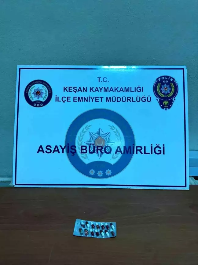 Edirne'de Uyuşturucu Hap Ele Geçirildi