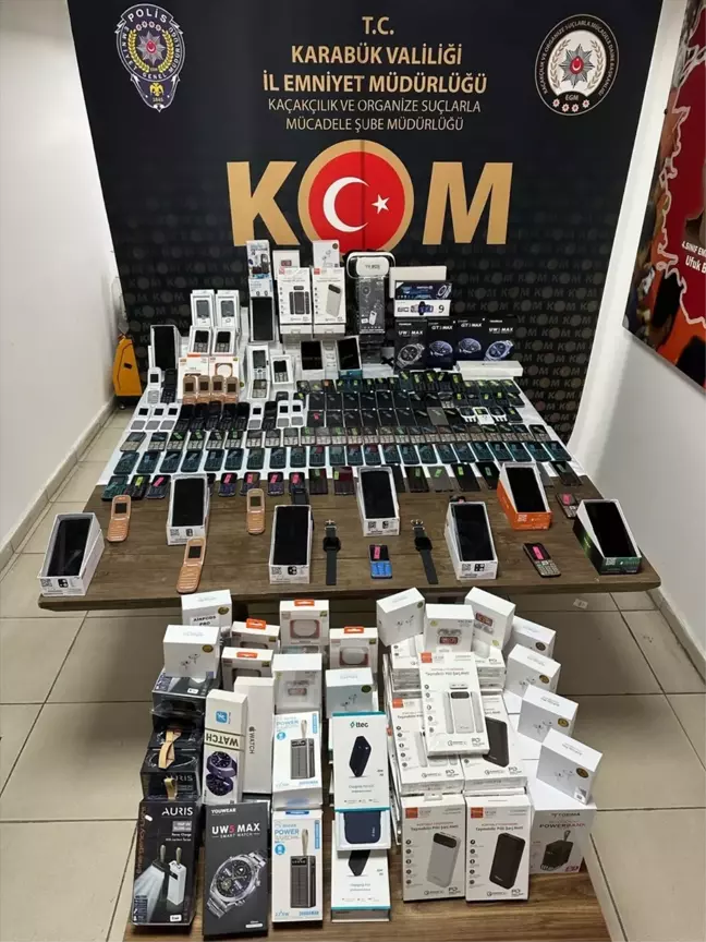 Safranbolu'da Kaçakçılık Operasyonu: Elektronik Malzemeler Ele Geçirildi